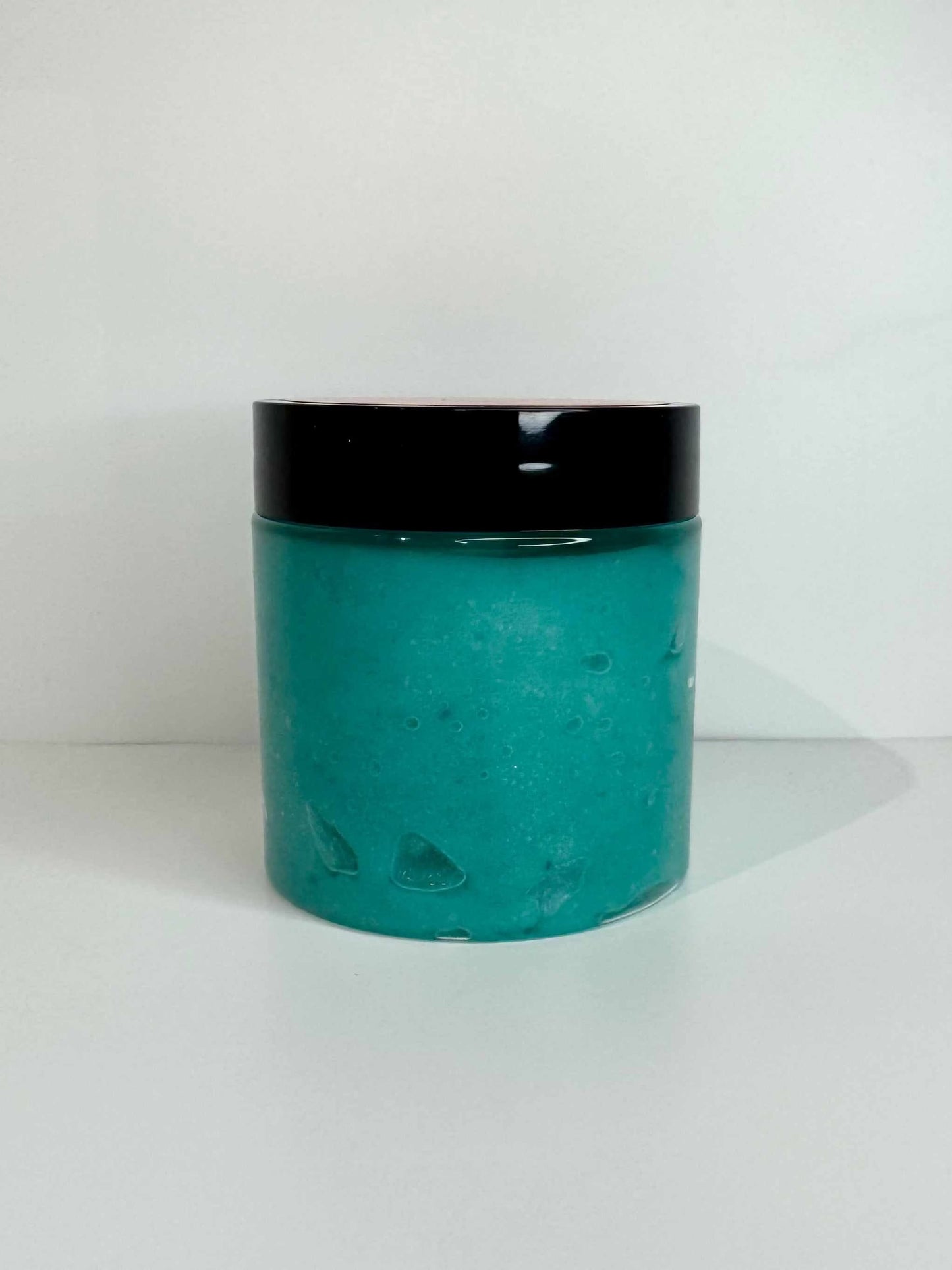Blue raspberry sugar scrub making kit finished image
