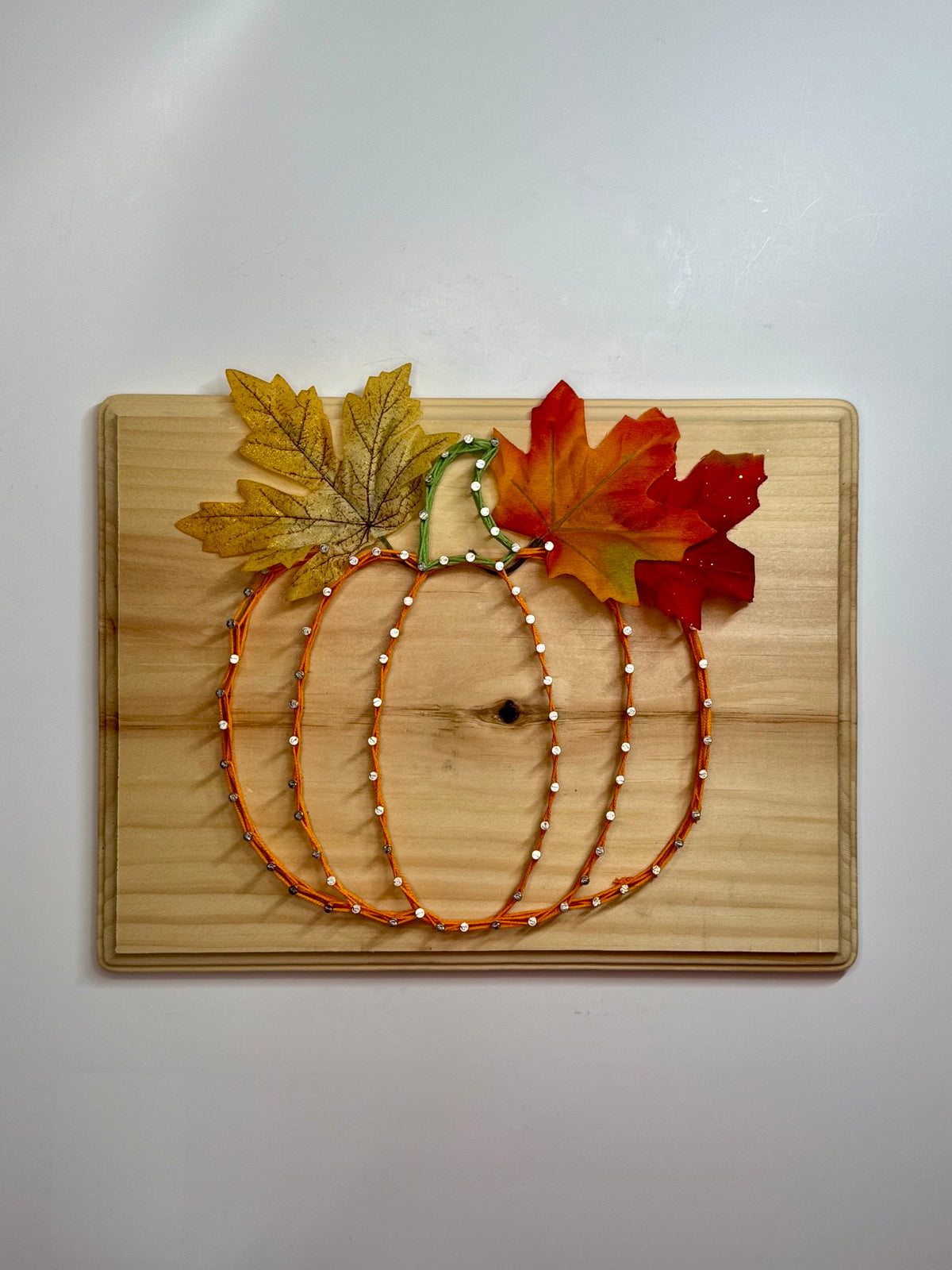 Pumpkin String Art Decor | Yes You Can Craft
