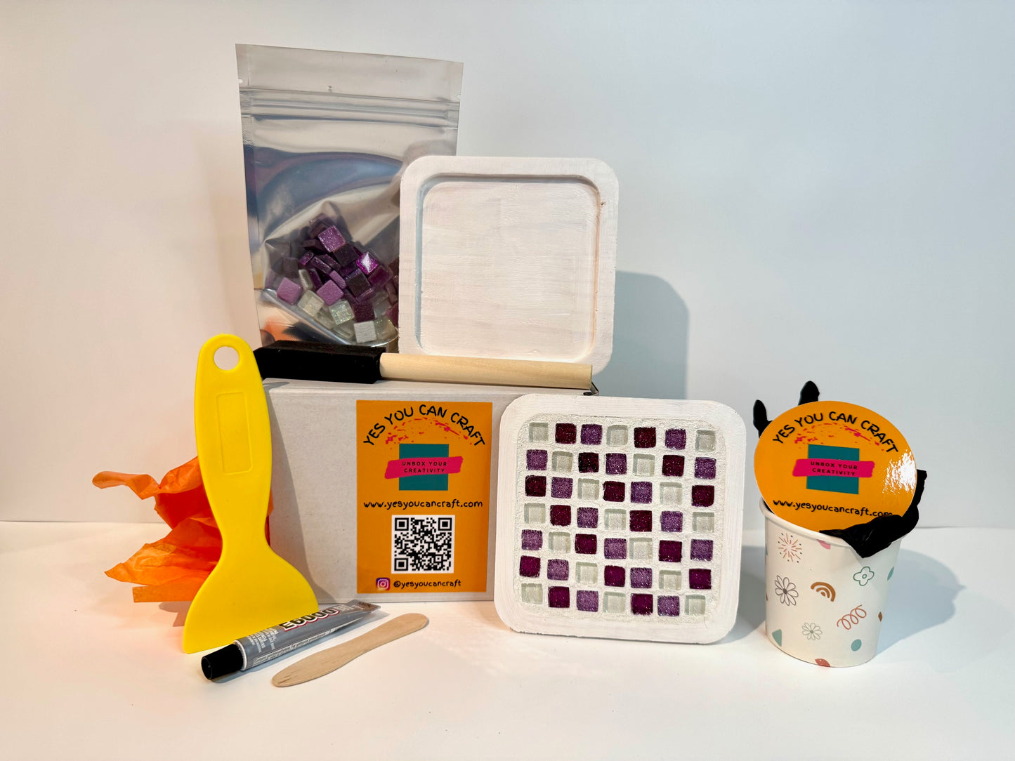 DIY Mosaic Craft Kit Contents