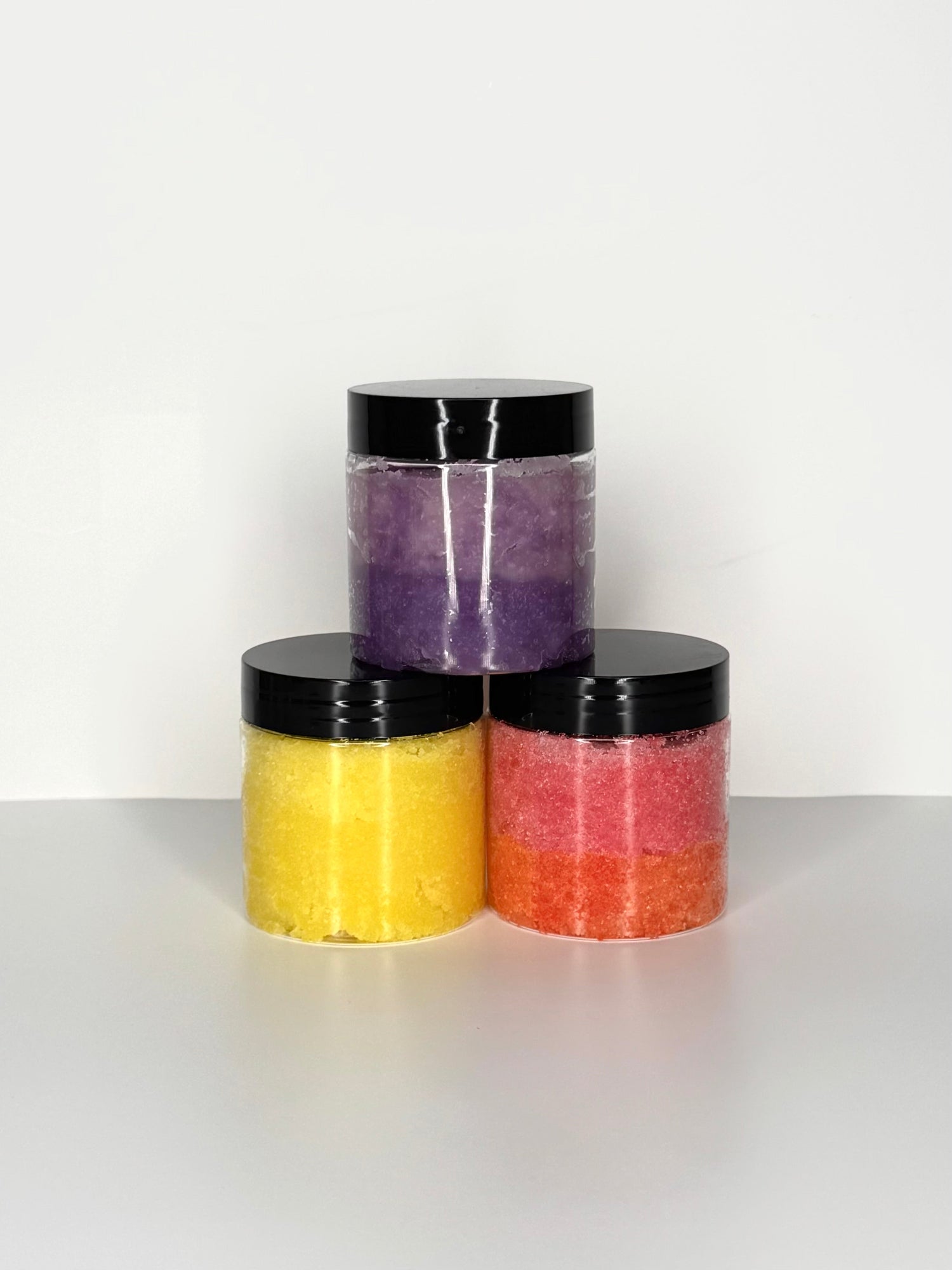 3 varieties of sugar scrub making kits. DIY craft kit. Beginner friendly. Lavender, Lemon Vanilla and Geranium Orange. 