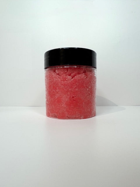 Jar of Pink Bubble Gum Scented Sugar Scrub