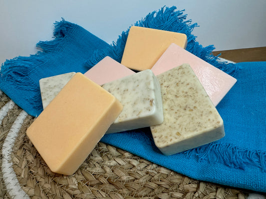 Four types of soap that can be made. 