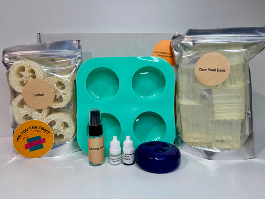 Loofah Soap Making Kit Contents