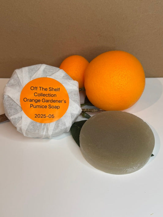 Orange scented gardener's soap