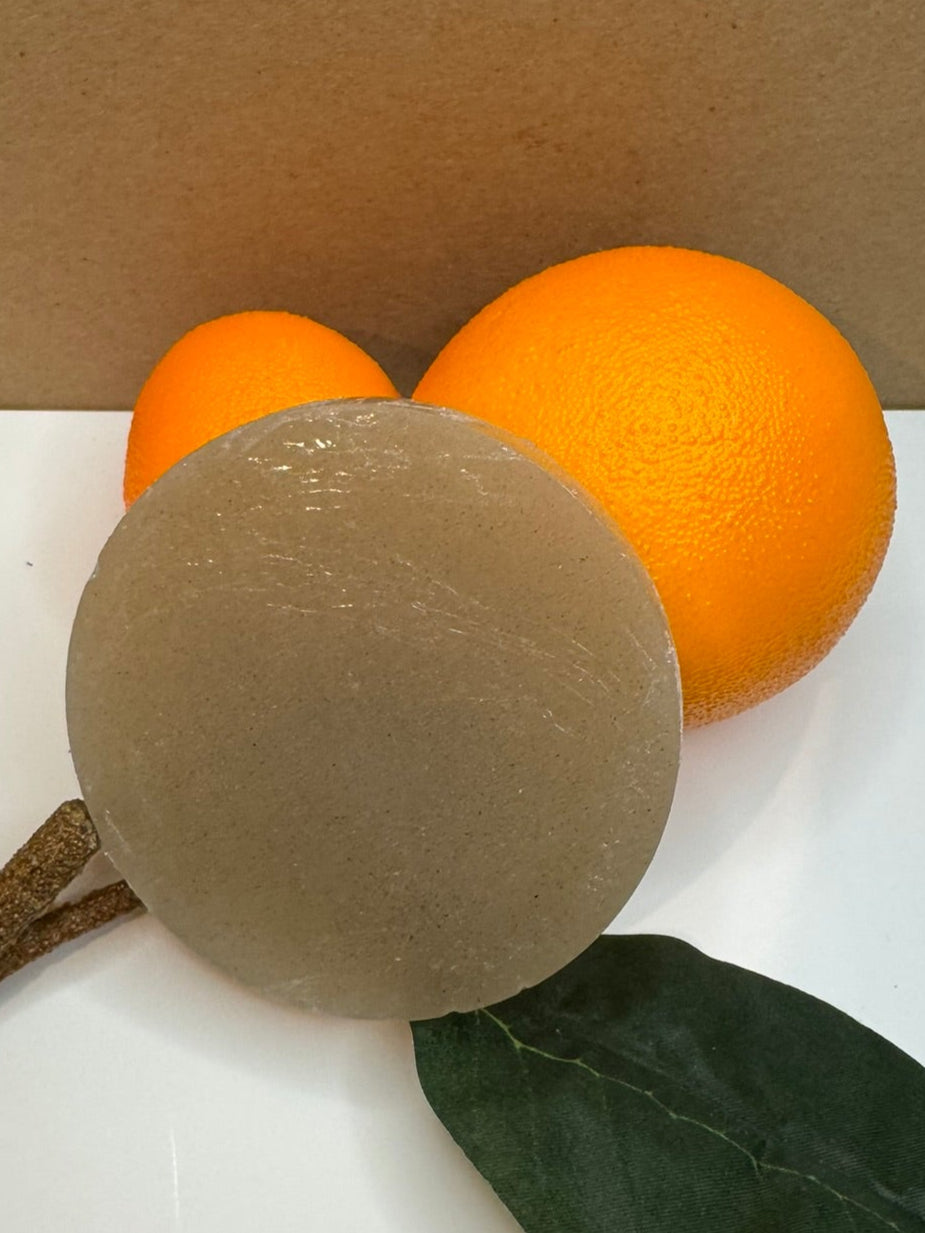 Round bar of pumice soap